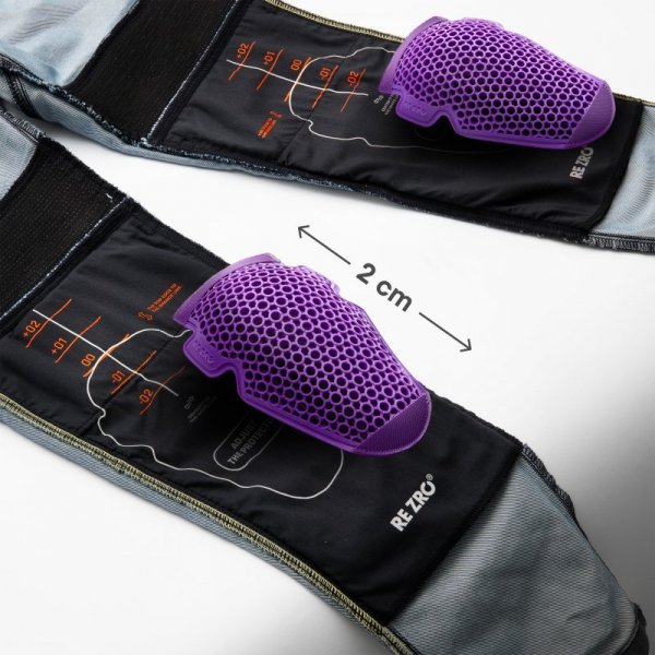 JEANSY MOTOCYKLOWE REBELHORN REVOLT WASHED BLUE MONOLAYER 32/34