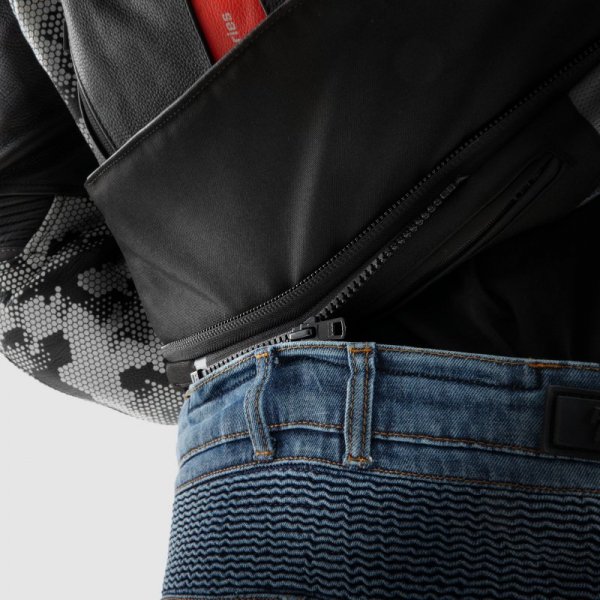 JEANSY MOTOCYKLOWE REBELHORN VANDAL WASHED BLUE MONOLAYER 34/34