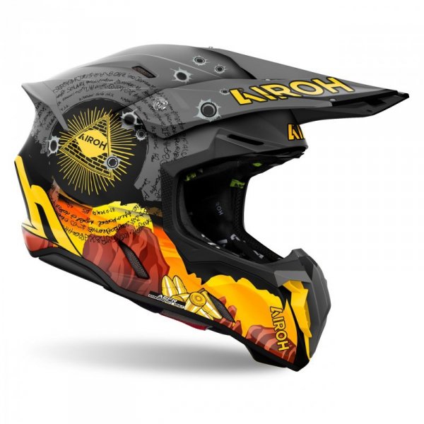 KASK MOTOCYKLOWY AIROH TWIST 3 ADVENTURE MATT S