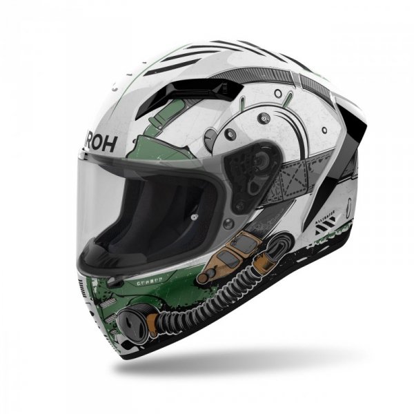 KASK MOTOCYKLOWY AIROH CONNOR ALLIGATOR GLOSS XL