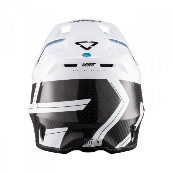 KASK MOTOCYKLOWY Z GOGLAMI LEATT KIT MOTO 9.5 CARBON WHITE M