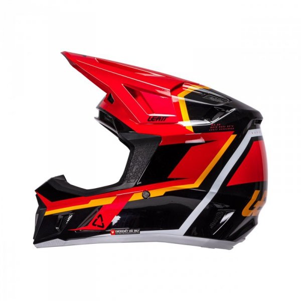 KASK MOTOCYKLOWY Z GOGLAMI LEATT KIT MOTO 7.5 RED L