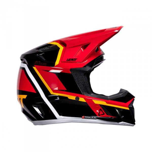KASK MOTOCYKLOWY Z GOGLAMI LEATT KIT MOTO 7.5 RED L