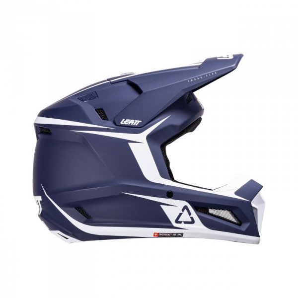 KASK MOTOCYKLOWY Z GOGLAMI LEATT KIT MOTO 3.5 BLUE S