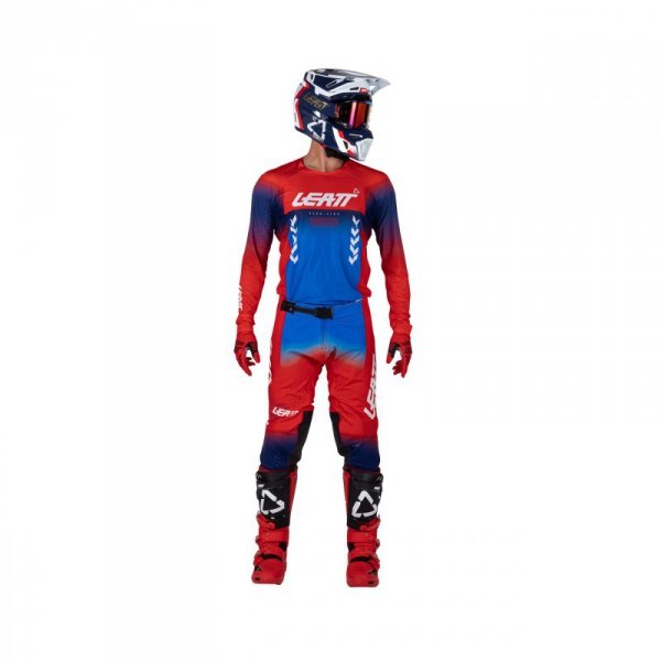 SPODNIE OFFROADOWE LEATT MOTO 5.5 I.K.S ROYAL BLUE RED XXL