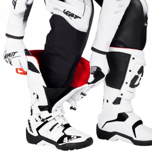 SPODNIE OFFROADOWE LEATT MOTO 4.5 WHITE S S