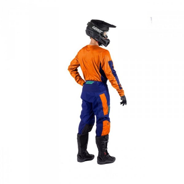 STRÓJ OFFROADOWY BLUZA I SPODNIE LEATT RIDE KIT MOTO 3.5 ORANGE M