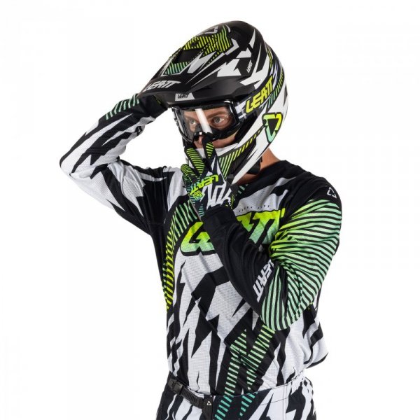 STRÓJ OFFROADOWY BLUZA I SPODNIE LEATT RIDE KIT MOTO 3.5 STORM TEAL XS