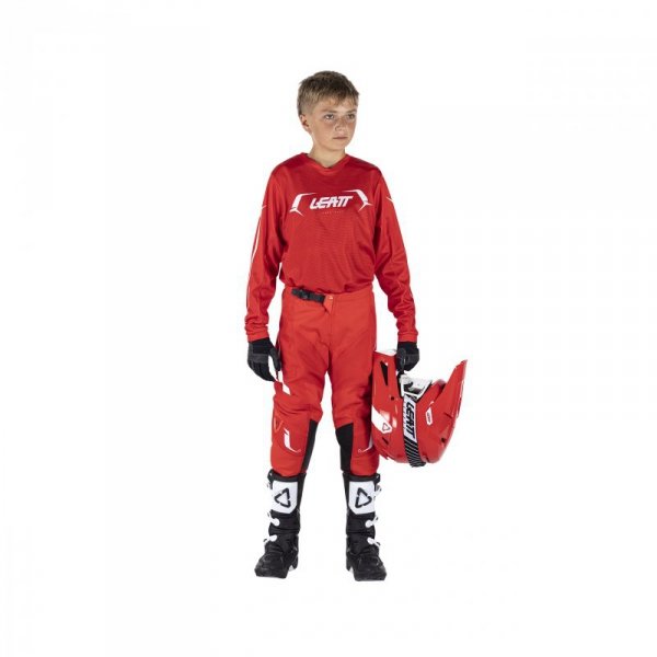 STRÓJ OFFROADOWY BLUZA I SPODNIE JUNIOR LEATT MINI RIDE KIT 3.5 RED XXS