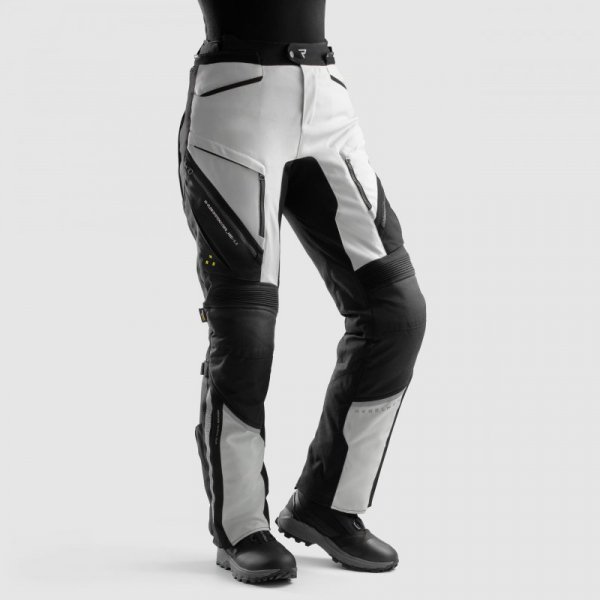 SPODNIE MOTOCYKLOWE TEKSTYLNE DAMSKIE REBELHORN HARDY 3.0 BLACK GREY WS