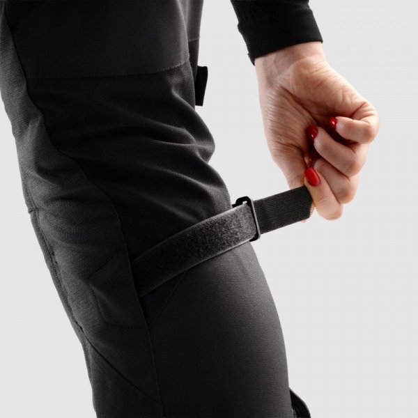 SPODNIE MOTOCYKLOWE TEKSTYLNE DAMSKIE REBELHORN HARDY 3.0 BLACK (DŁUGA NOGAWKA) L-WL