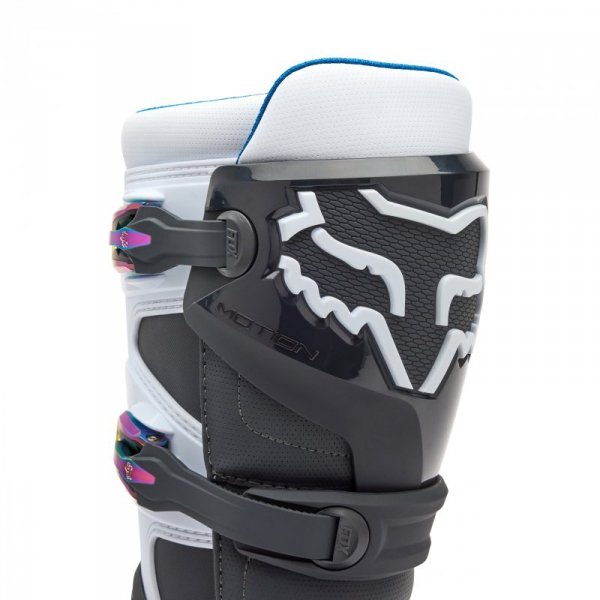 BUTY MOTOCYKLOWE FOX MOTION BLACK GREY WHITE 12