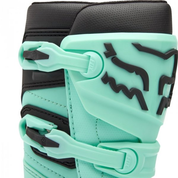 BUTY MOTOCYKLOWE JUNIOR FOX COMP TEAL Y3