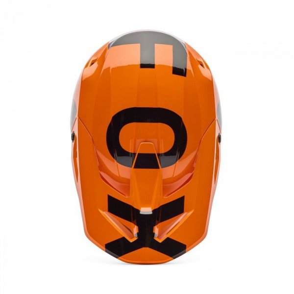 KASK MOTOCYKLOWY FOX V1 SHIELD FLUO ORANGE XS