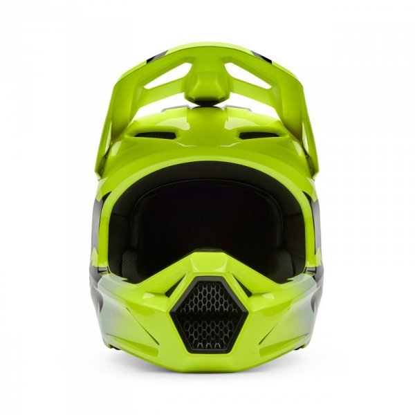 KASK MOTOCYKLOWY FOX V1 SHIELD FLUO YELLOW XS