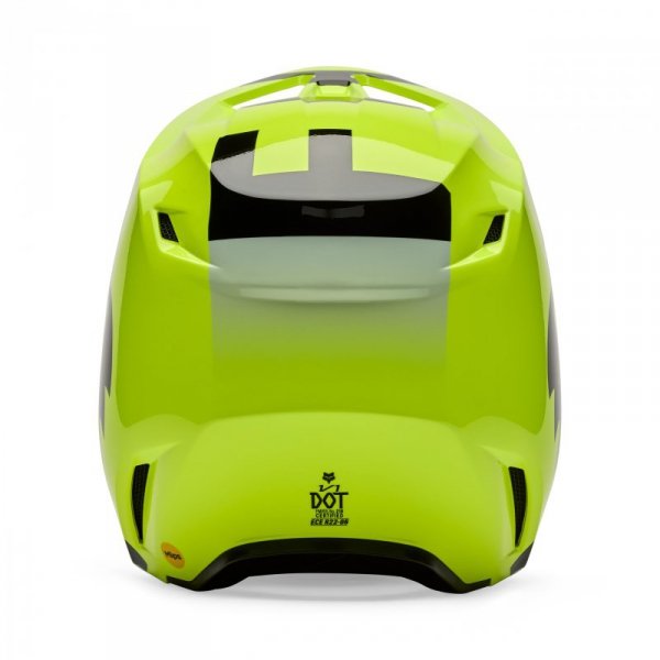 KASK MOTOCYKLOWY FOX V1 SHIELD FLUO YELLOW S