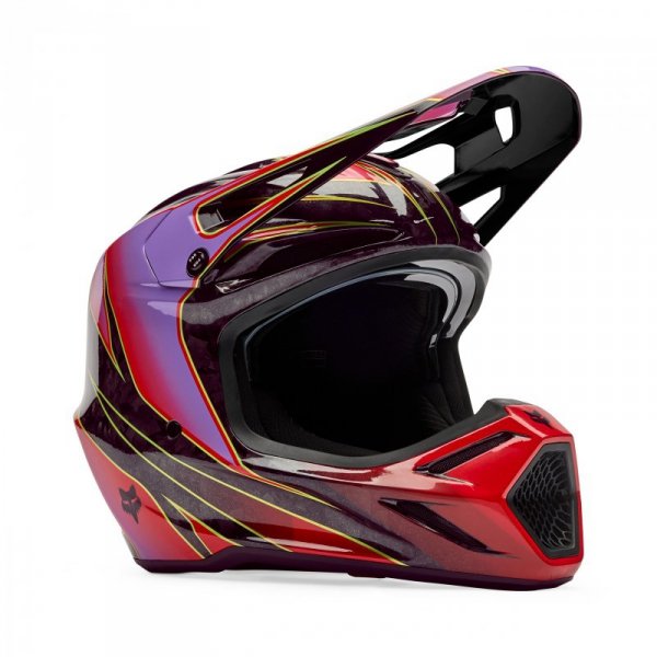 KASK MOTOCYKLOWY FOX V3 RS CANVAS RED M
