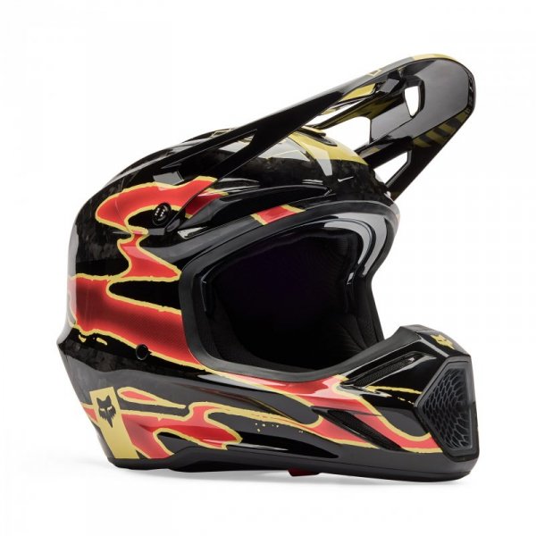 KASK MOTOCYKLOWY FOX V3 RS INNING BLACK S