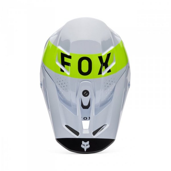 KASK MOTOCYKLOWY FOX V3 TINE WHITE S