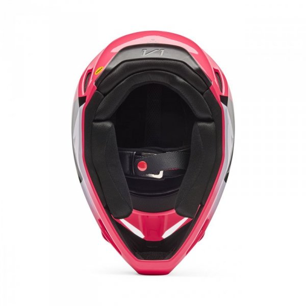 KASK MOTOCYKLOWY JUNIOR FOX V1 SHIELD PINK YL