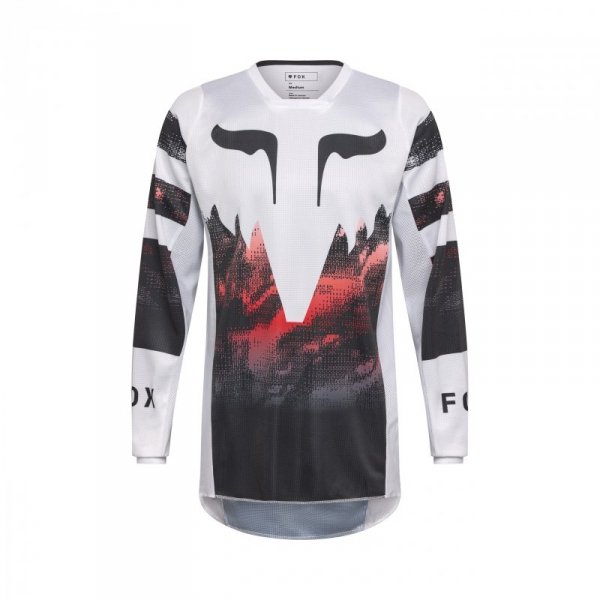 BLUZA MOTOCYKLOWA FOX 180 KAIROS WHITE FLUO RED M