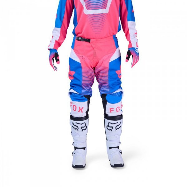 SPODNIE MOTOCYKLOWE FOX 180 COLLECT BLUE PINK 28