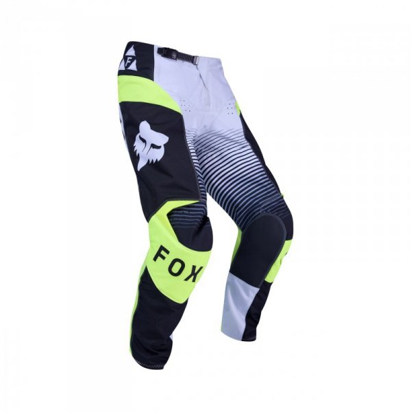 SPODNIE MOTOCYKLOWE FOX 180 COLLECT GREY YELLOW 28