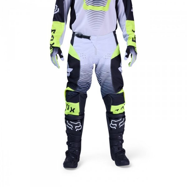 SPODNIE MOTOCYKLOWE FOX 180 COLLECT GREY YELLOW 38