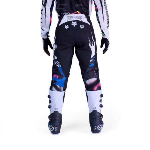 SPODNIE MOTOCYKLOWE FOX 180 IMAGE COSMO WHITE BLACK 34