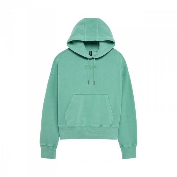 BLUZA Z KAPTUREM DAMSKA FOX WORDMARK OVERSIZED SPEARMINT S