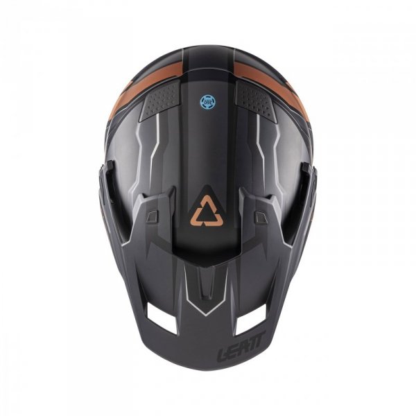 KASK MOTOCYKLOWY Z GOGLAMI LEATT ADV 7.5 BLACK BRONZE L