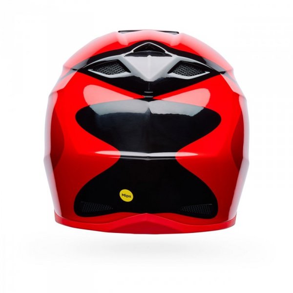 KASK MOTOCYKLOWY BELL MX-10 MIPS WAVE RED BLACK S