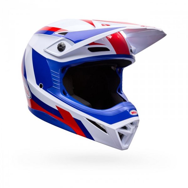 KASK MOTOCYKLOWY BELL MX-10 MIPS DYNO RED WHITE L