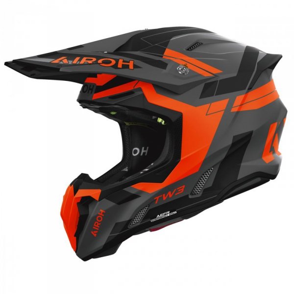 KASK MOTOCYKLOWY AIROH TWIST 3 DYNASTY ORANGE MATT S