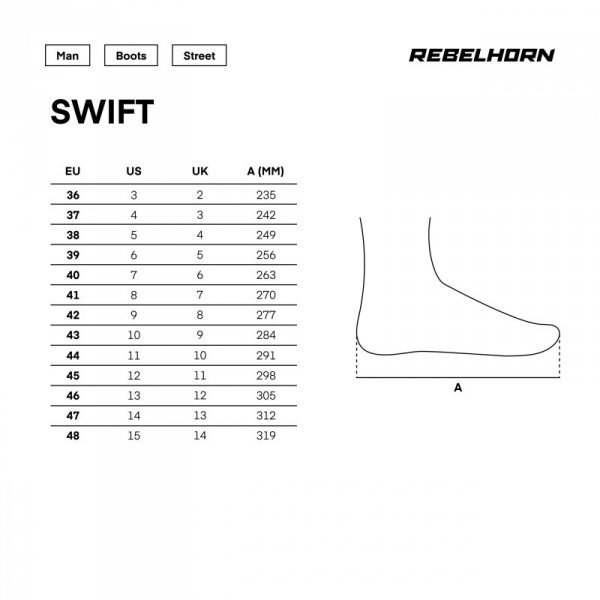 BUTY MOTOCYKLOWE REBELHORN SWIFT BLACK RED 48