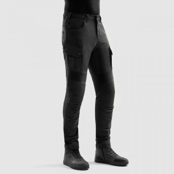 JEANSY MOTOCYKLOWE REBELHORN FASTER BLACK 42/32