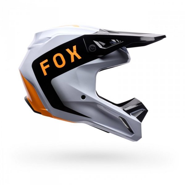 KASK MOTOCYKLOWY JUNIOR FOX V1 NOBLE BLACK WHITE YM