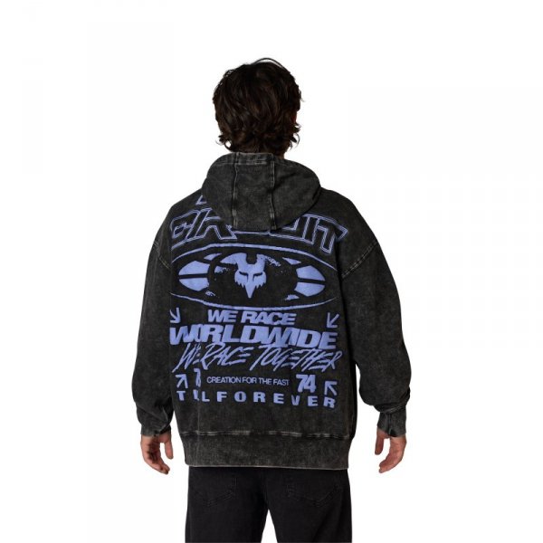 BLUZA Z KAPTUREM FOX PRO CIRCUIT FLEECE PO BLACK L