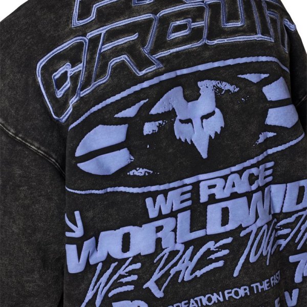 BLUZA Z KAPTUREM FOX PRO CIRCUIT FLEECE PO BLACK L