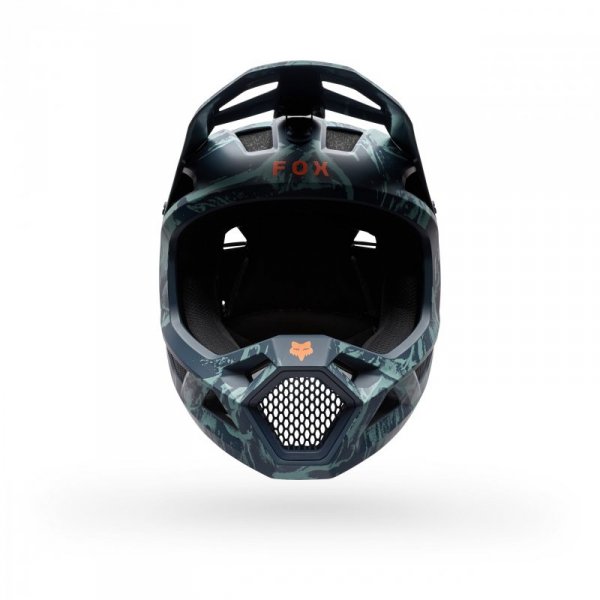 KASK ROWEROWY FOX RAMPAGE IMG PRINT ARCTIC BLUE XL