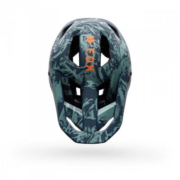 KASK ROWEROWY FOX RAMPAGE IMG PRINT ARCTIC BLUE XL