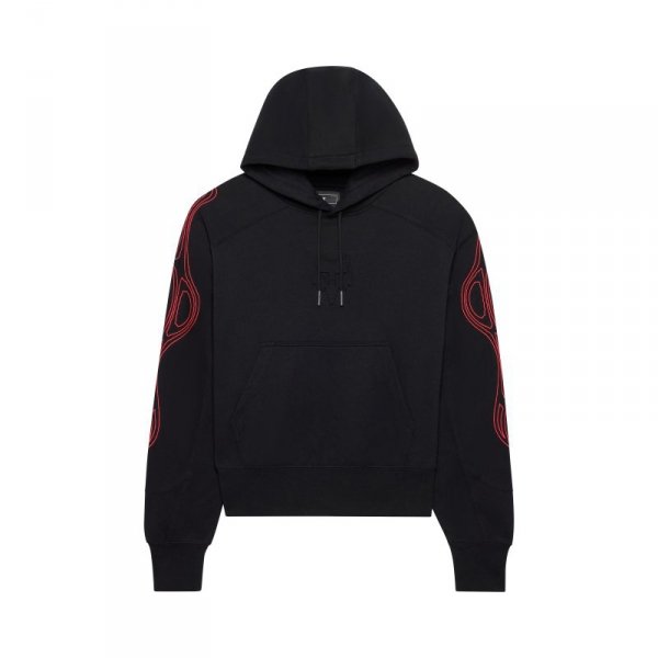 BLUZA Z KAPTUREM DAMSKA FOX VISION OVERSIZED FLEECE PO BLACK XS