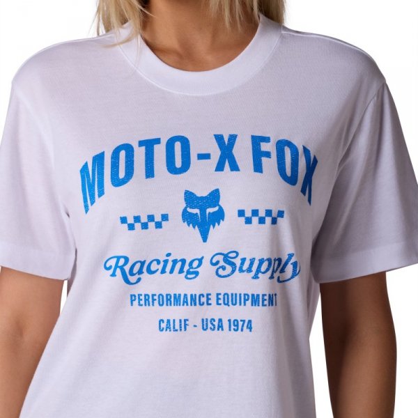 T-SHIRT DAMSKI FOX SUPPLY WHITE S