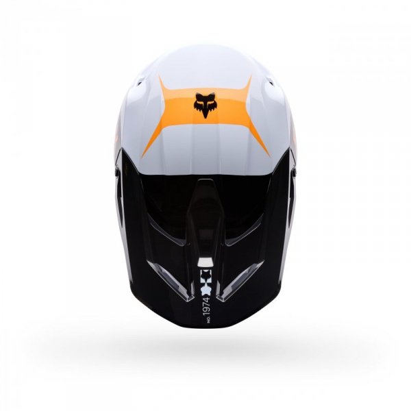 KASK MOTOCYKLOWY FOX V1 NOBLE BLACK WHITE S
