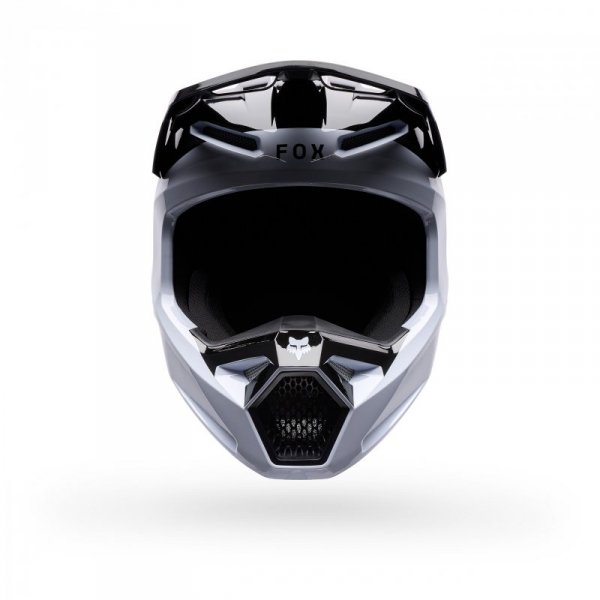 KASK MOTOCYKLOWY FOX V1 NOBLE BLACK WHITE L
