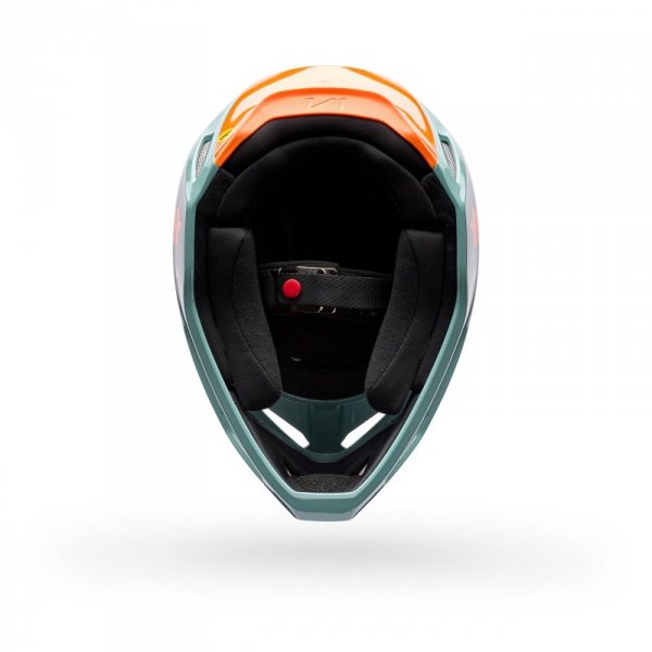 KASK MOTOCYKLOWY FOX V1 IMAGE PRINT ARCTIC BLUE S