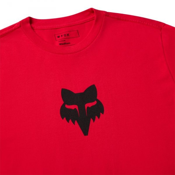 T-SHIRT FOX HEAD 195 ORIGINAL FLAME RED L
