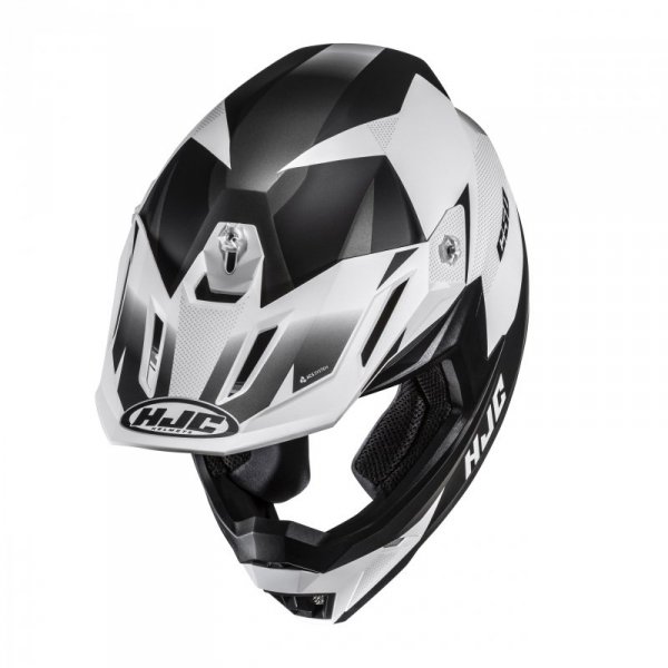 KASK MOTOCYKLOWY HJC C50 SLIDE WHITE BLACK XL