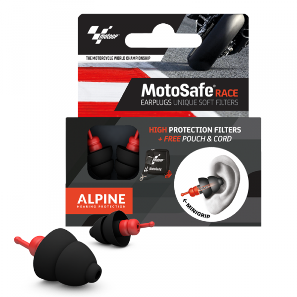 ALPINE zatyczki/stopery do uszu MotoSafe® Race – MotoGP™