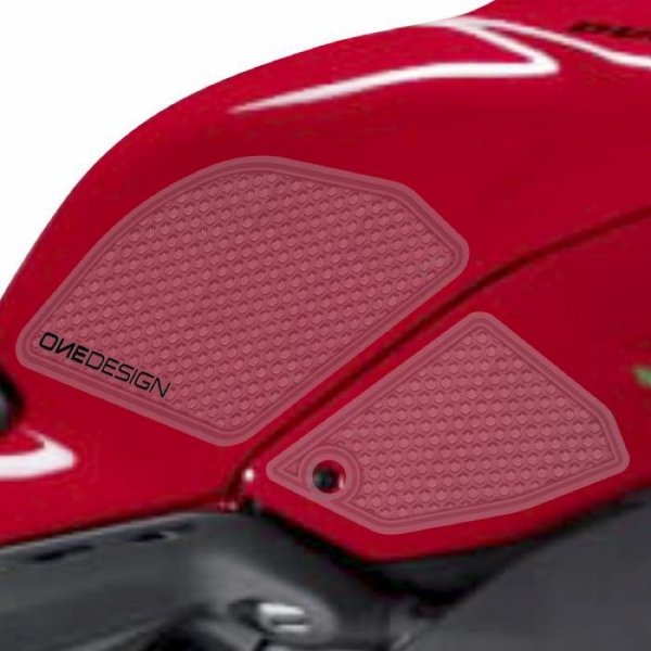 ONEDESIGN Grip Boczny HDR PANIGALE V41100 22-23 / V41100S 22-23 / V41100 SP2 22-23 / V4R 23-24 transparentny